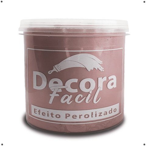 Cimento Queimado com Efeito Perolizado Decora Fácil 1kg - Baby Pink