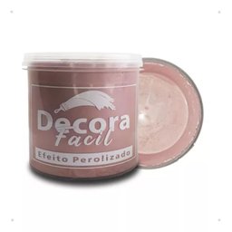 Cimento Queimado com Efeito Perolizado Decora Fácil 1kg - Baby Pink - 7