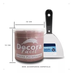 Cimento Queimado com Efeito Perolizado Decora Fácil 1kg - Baby Pink - 6