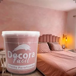 Cimento Queimado com Efeito Perolizado Decora Fácil 1kg - Baby Pink - 9