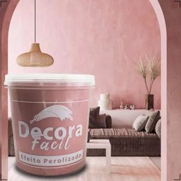 Cimento Queimado com Efeito Perolizado Decora Fácil 1kg - Baby Pink - 4