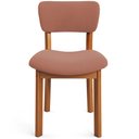 Ver imagem 7 de Kit 04 Cadeiras para Sala de Jantar Cozinha Living Estofada Dara L02 Suede Rosê - Lyam Decor