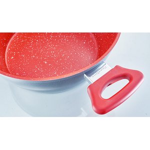Panela Polishop - Family Size - 24Cm - Vermelha | 24cm Vermelha