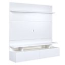 Ver imagem 7 de Painel para TV até 55 Polegadas 130cm MDF Branco Veneza - On Móveis