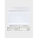 Ver imagem 4 de Painel para Tv até 55 Polegadas 130cm Mdf Branco Veneza - On Móveis