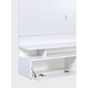 Ver imagem 6 de Painel para Tv até 55 Polegadas 130cm Mdf Branco Veneza - On Móveis