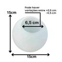 Ver imagem 2 de Vidro Globo Esfera Bola 15cm Diâmetro Vidro Fosco sem Colar