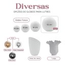 Ver imagem 4 de Vidro Globo Esfera Bola 15cm Diâmetro Vidro Fosco sem Colar