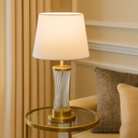 Ver imagem 4 de Abajur Sindora Dct00553 32x62cm E14x1 Dourado