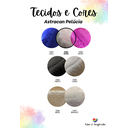 Ver imagem 3 de Puff Pé Palito Redondo Não É Segredo Astracan Pelúcia Rosa Pés Branco 40x45