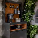 Ver imagem 5 de Aparador Buffet Cantinho do Café Flow 2 Portas com Pés em Madeira - Rede Móveis