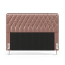 Ver imagem 3 de Cabeceira Bellatrix 160 Queen N-031 Veludo Rosê Claro Aradecor
