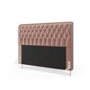 Ver imagem 2 de Cabeceira Bellatrix 160 Queen N-031 Veludo Rosê Claro Aradecor