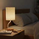 Ver imagem 2 de Luminaria Mesa Led 3 Tons Abajur Usb Minimalista Iluminaçao Regulavel Cabeceira Quarto Sala Escritor