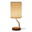 Ver imagem 1 de Luminaria Mesa Led 3 Tons Abajur Usb Minimalista Iluminaçao Regulavel Cabeceira Quarto Sala Escritor