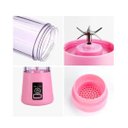 Ver imagem 7 de Mini Liquidificador Portátil Recarregável 6 Lâminas 380ml