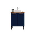 Ver imagem 1 de Balcão P/ Banheiro Natura 8004 C/ Cuba e 2 Portas Blue Navy - Bertolini