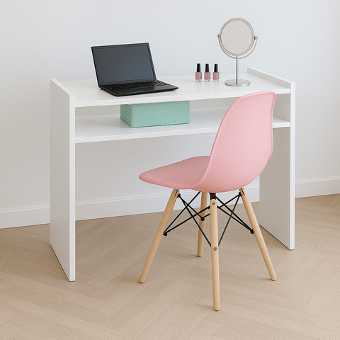 Mesinha Computador Multiuso Quarto Sala Escritorio Café - Branco