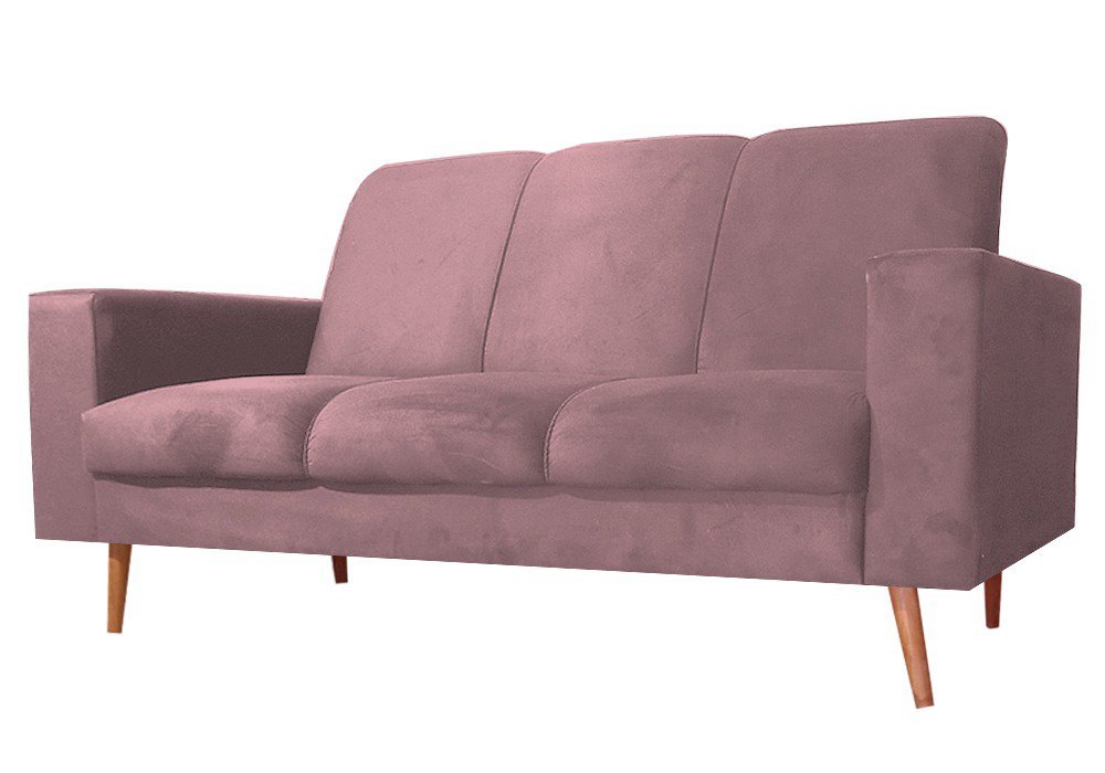 Namoradeira Sofa 3 Lugares Luana Rosa