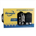 Ver imagem 5 de Kit de Chaves de Precisão 115 em 1 para Reparos - Atomo Mo-JF148-18