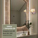 Ver imagem 5 de 5 Arandela Prata de Cristal K9 Interna Quarto Cindy Bet41