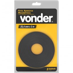 Fita Adesiva Magnética 25,4mm Vonder - 2