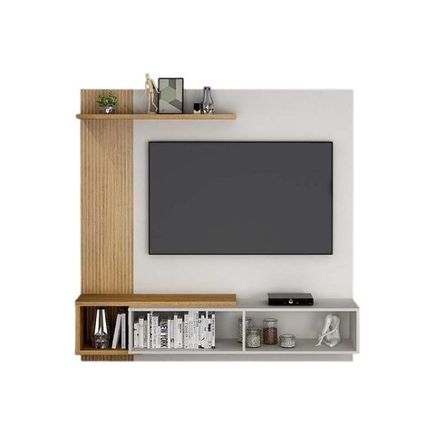 Painel Home Los Angeles Valdemoveis Off White/cinamomo