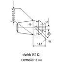 Ver imagem 4 de Pinça Porta Macho Compensação Axial - Ert-32 -d-4,50/w-3,40