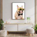 Ver imagem 1 de Quadro Canvas Decorativo para Sala Dog 1,00x80