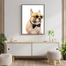 Quadro Canvas Decorativo para Sala Dog 1,00x80 - 1