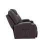 Cadeira Poltrona Reclinável Papai Barcelona Zero Wall Corano Marrom 310 Império Estofados - 5