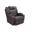 Ver imagem 3 de Cadeira Poltrona Reclinável Papai Barcelona Zero Wall Corano Marrom 310 Império Estofados