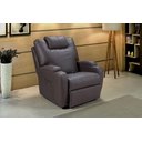 Ver imagem 1 de Cadeira Poltrona Reclinável Papai Barcelona Zero Wall Corano Marrom 310 Império Estofados
