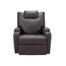 Cadeira Poltrona Reclinável Papai Barcelona Zero Wall Corano Marrom 310 Império Estofados - 2