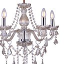 Ver imagem 3 de Lustre Pendente Taschibra Glam 5 Conhaque E14 Bivolt