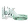 Playground Infantil 4x1 Criança Com Piscina 200 Bolinhas Cesto Balança e Escorregador Importway Cor: - 6