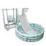 Playground Infantil 4x1 Criança Com Piscina 200 Bolinhas Cesto Balança e Escorregador Importway Cor: - 1