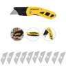 Estilete Compacto Dobrável Stht10424 Stanley + 10 Lâminas - 1