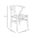 Ver imagem 3 de Cadeira para Mesa de Jantar Tarsila Madeira Rattan - Sallar Home