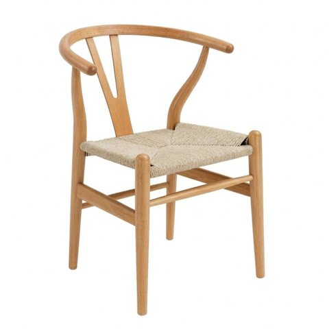 Cadeira para Mesa de Jantar Tarsila Madeira Rattan - Sallar Home
