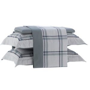 Jogo de Cama Casal Satinée 300 Fios Tigane Kacyumara