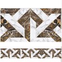 Ver imagem 1 de Faixa de Parede Imitando Mármore Bronze 02- Kit 2 unidades