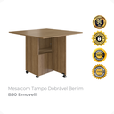 Ver imagem 2 de Mesa com Tampo Dobrável Berlim B50 Emovell: Mel