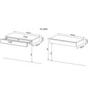 Ver imagem 7 de Penteadeira Camarim Suspensa Pe2004/2006 Branco Branco