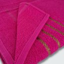 Ver imagem 2 de Jogo De Toalhas 8 Peça Coleção Dubai Branco+rosa