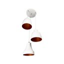 Ver imagem 2 de Pendente Triplo em Alumínio Bell Trio Utron Branco