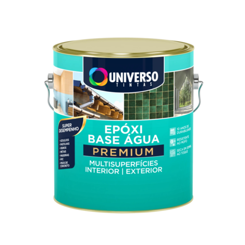 Tinta Epoxi Branco Acetinado Base Agua 3,6l
