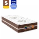Ver imagem 5 de Cama Box Baú Solteiro Suede + Colchão Molas Ensacadas Texas Prime Colchões 88cm - Suporta até