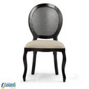 Ver imagem 5 de Kit 2 Cadeiras Medalhão sem Braço - Preto Provençal - Datelli Design