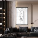 Ver imagem 2 de Quadro Decorativo Grande Linhas Casal Minimalista Quarto Sala com Vidro